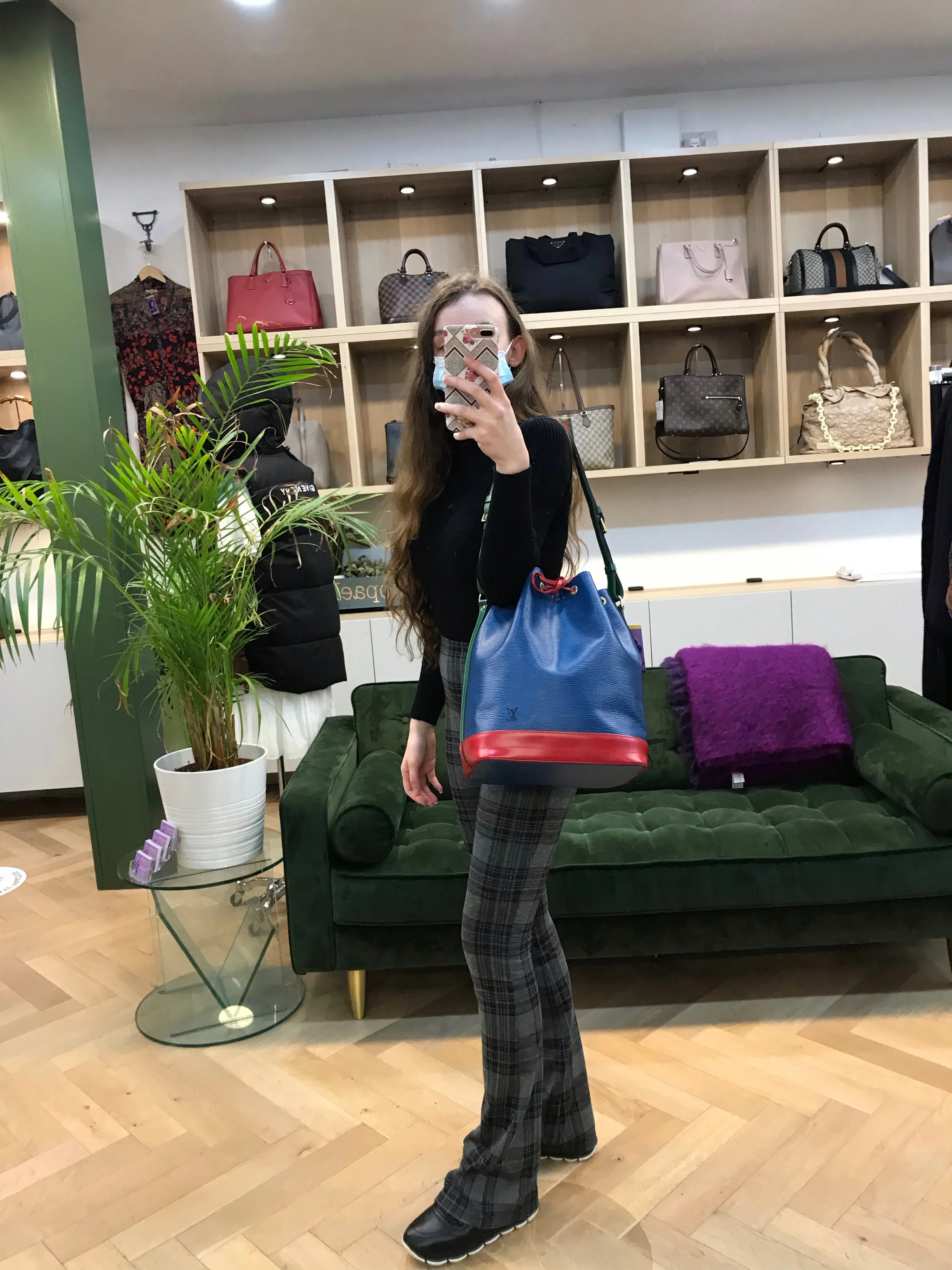 Louis Vuitton Tricolour ‘Noe’ Epi Leather Bucket Bag