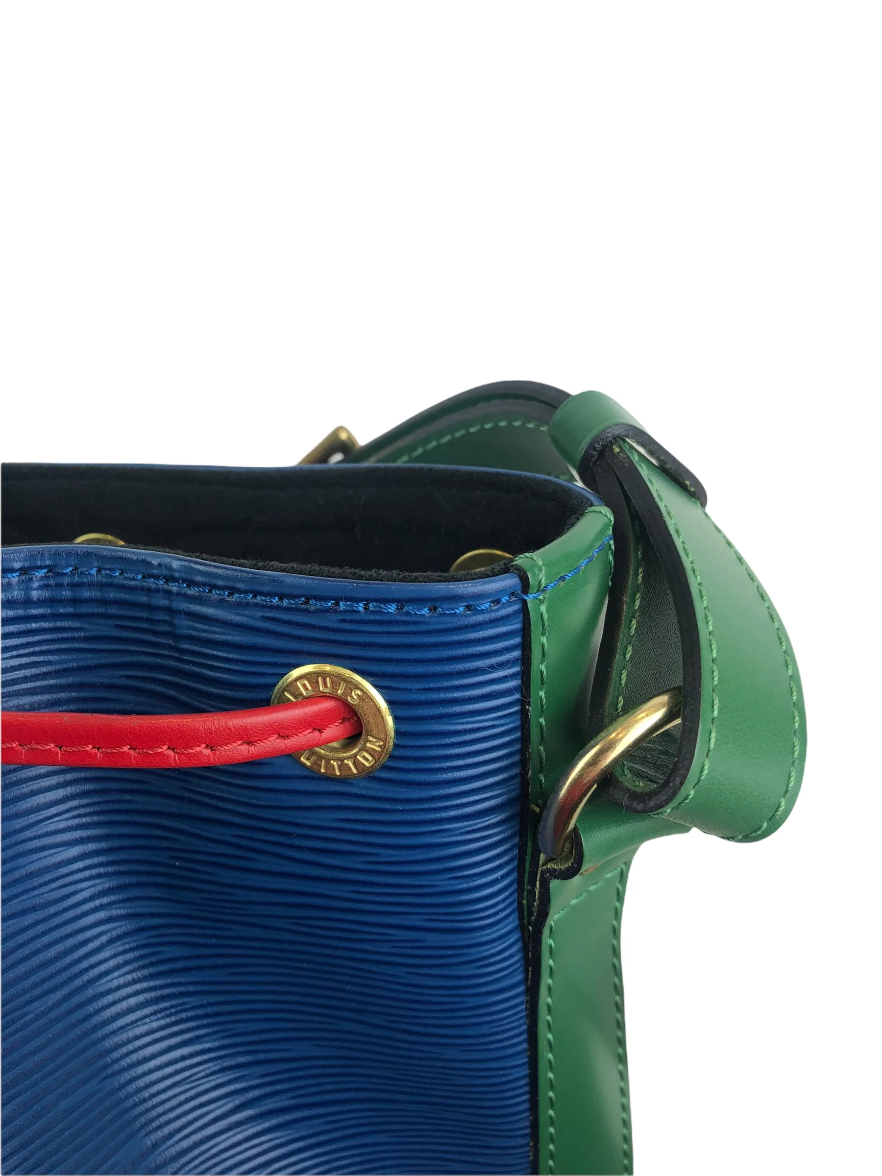 Louis Vuitton Tricolour ‘Noe’ Epi Leather Bucket Bag