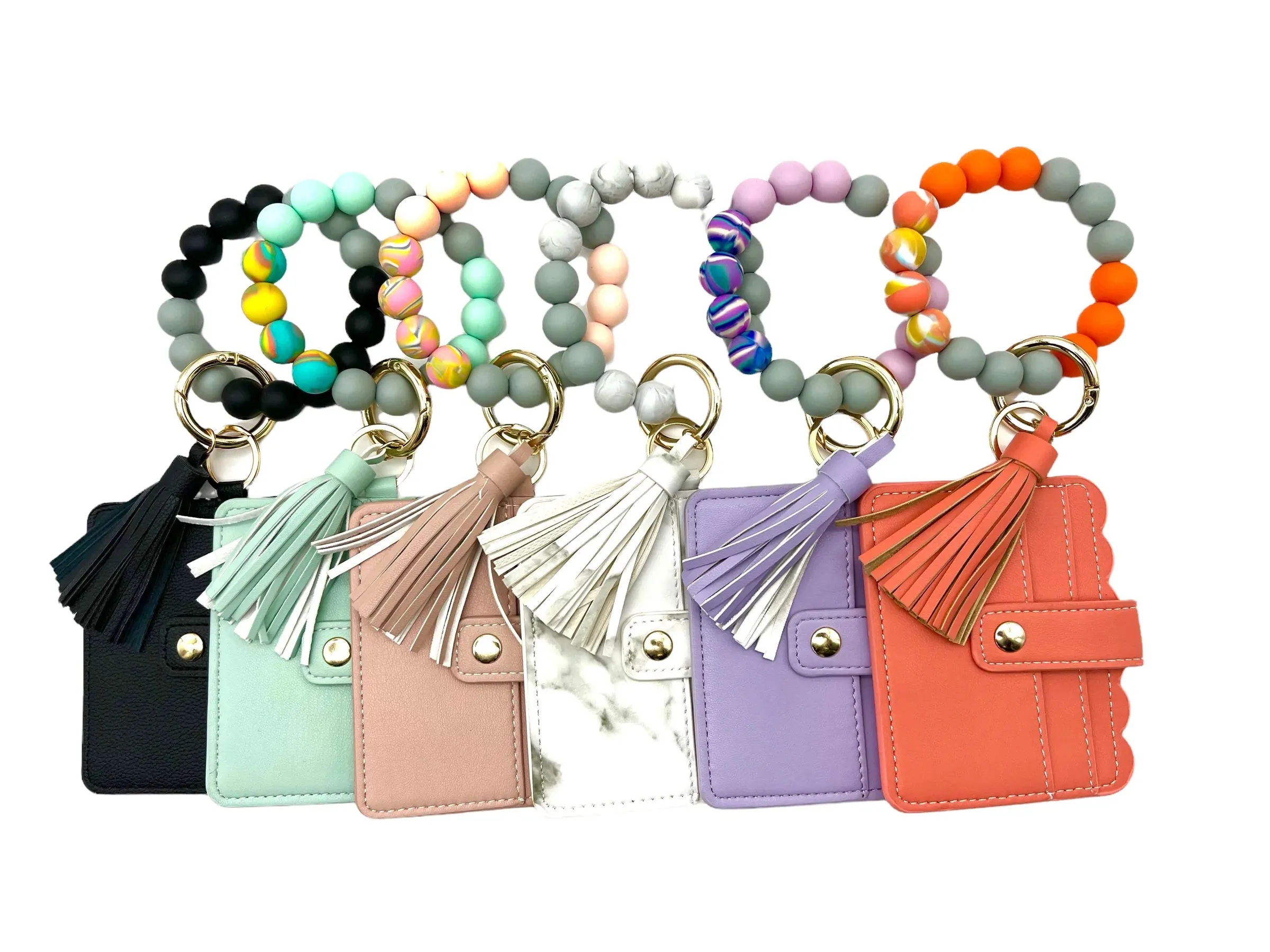 Mavi Bandz Wristlet Tassel Keychain Wallet