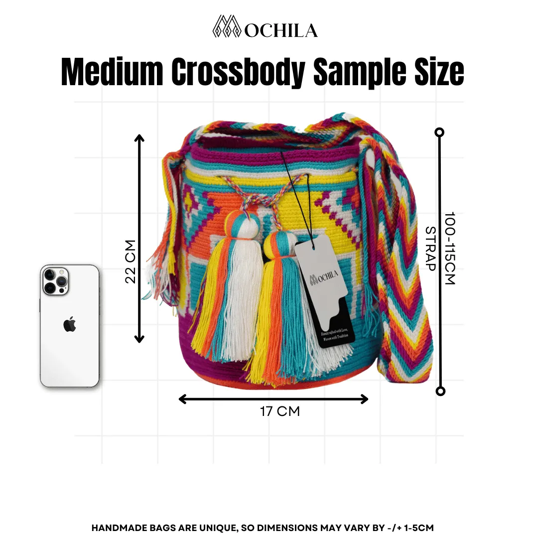 Medium Crossbody Bag Functional Fashion