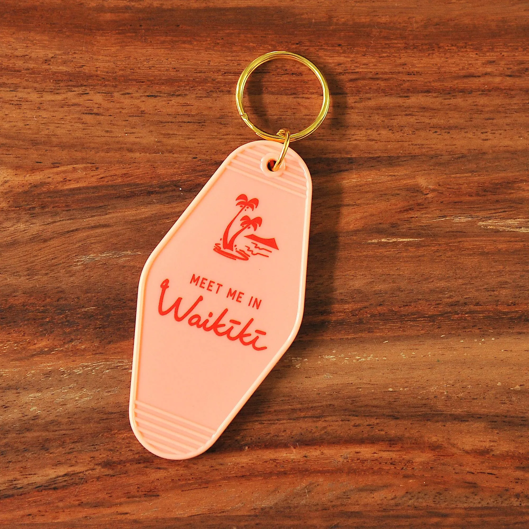 Meet Me In Waikiki Keychain