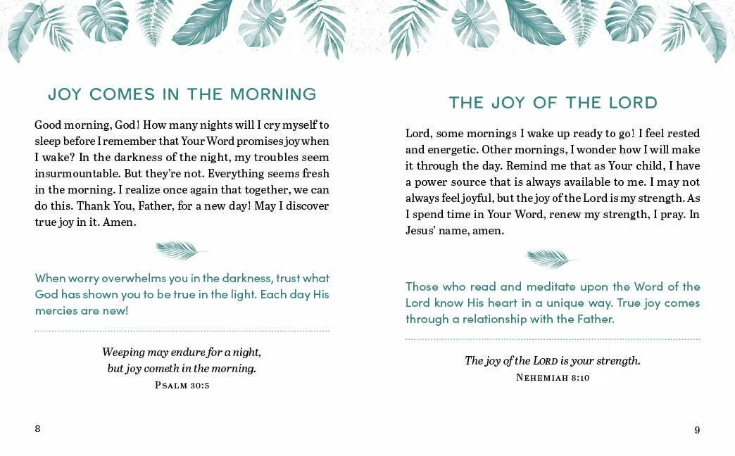 Mornings with God Large Print
