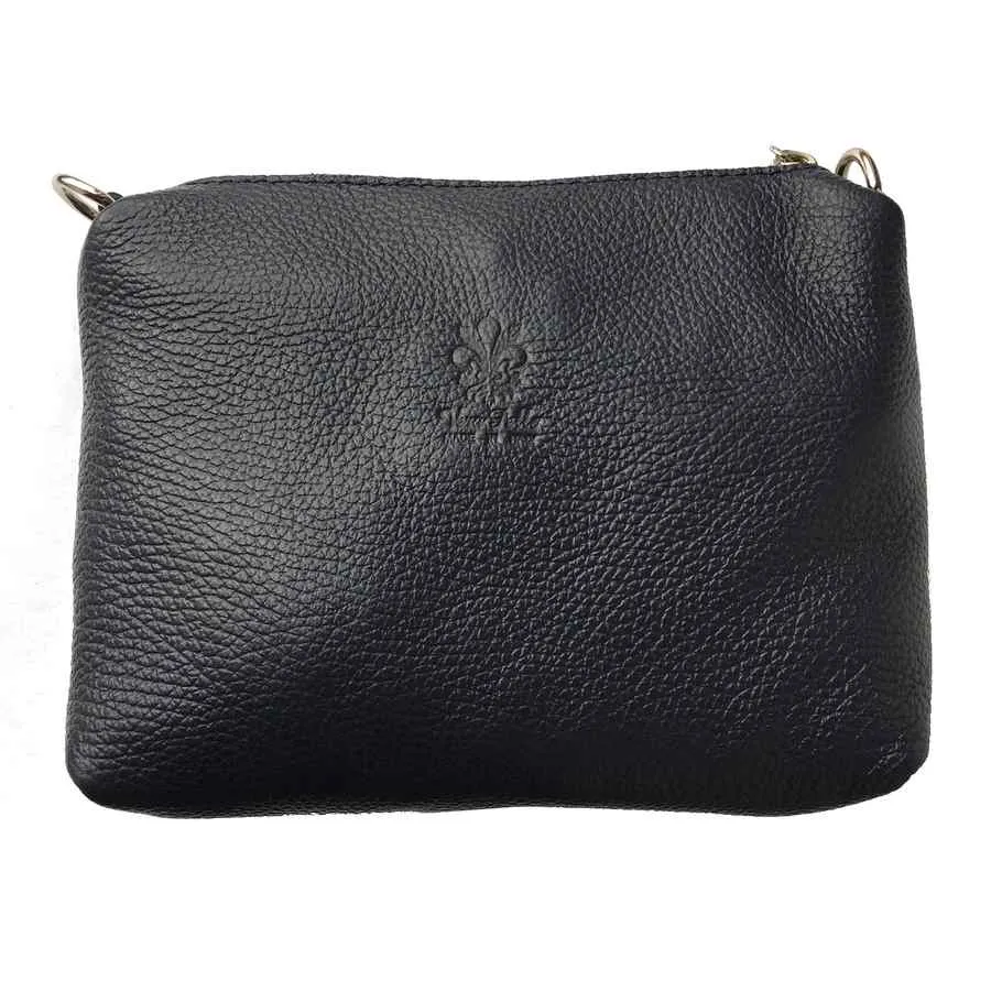 Multi-use Italian Leather Tote with Pouch