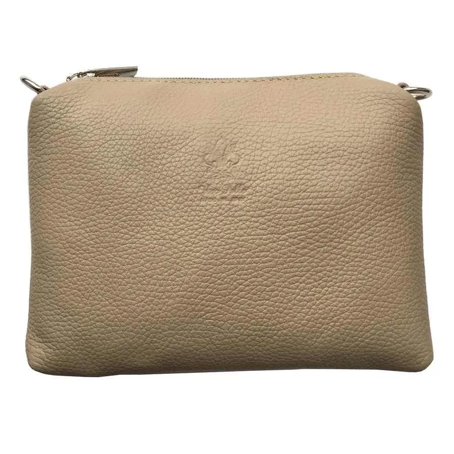Multi-use Italian Leather Tote with Pouch
