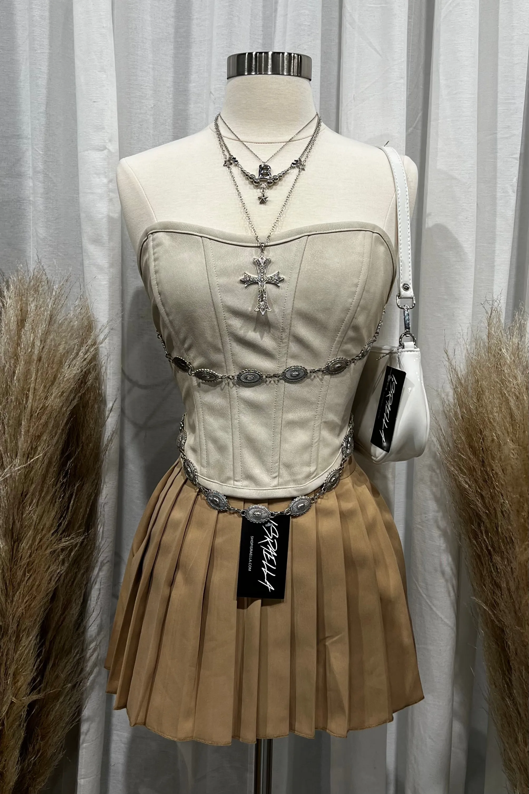 Odalis Corset Top (Cream White)