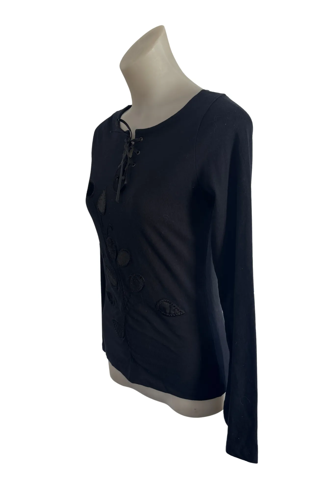 Per Una black tie up blouse, 10