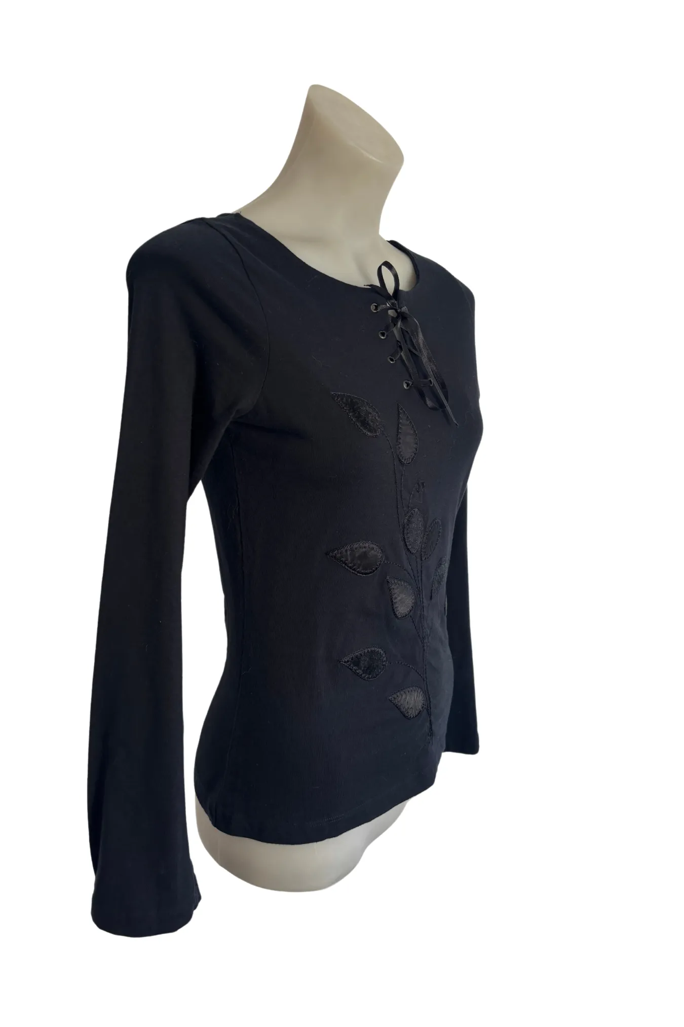 Per Una black tie up blouse, 10