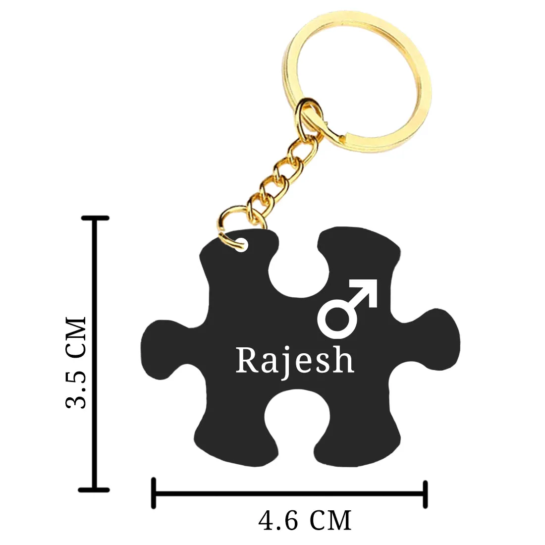 Personalized Keychain For Couples Acrylic Key Chain Set of 2