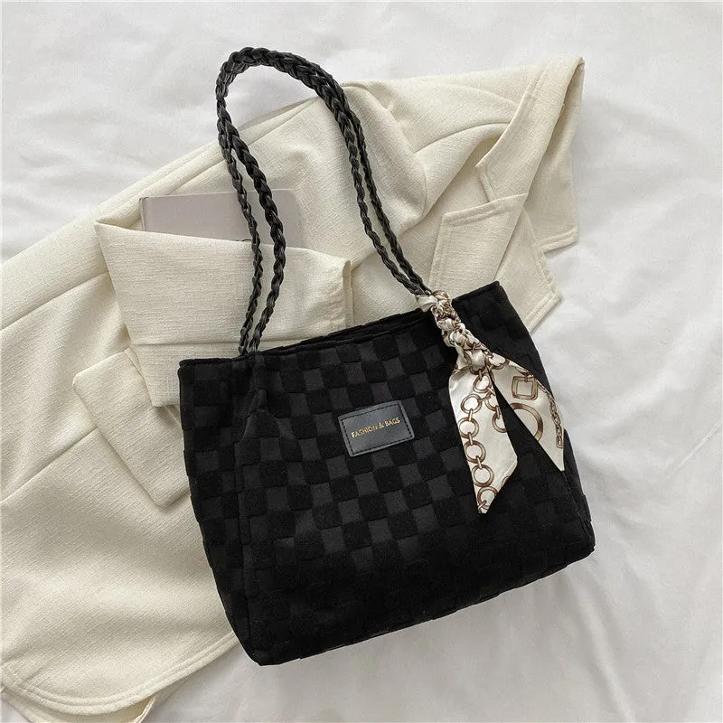 Plaid Premium Large Capacity Bag
