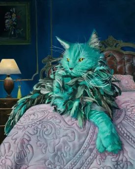 "Purrrdy" Large Archival Print