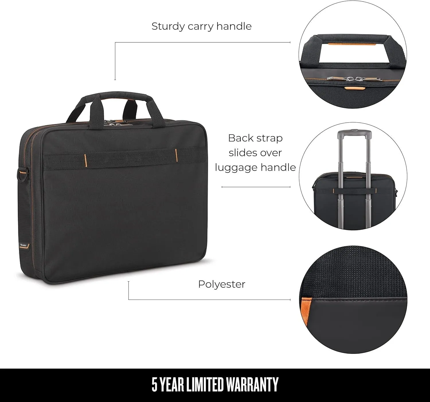 SOLO 17.3" Laptop Ultra Multicase, Black