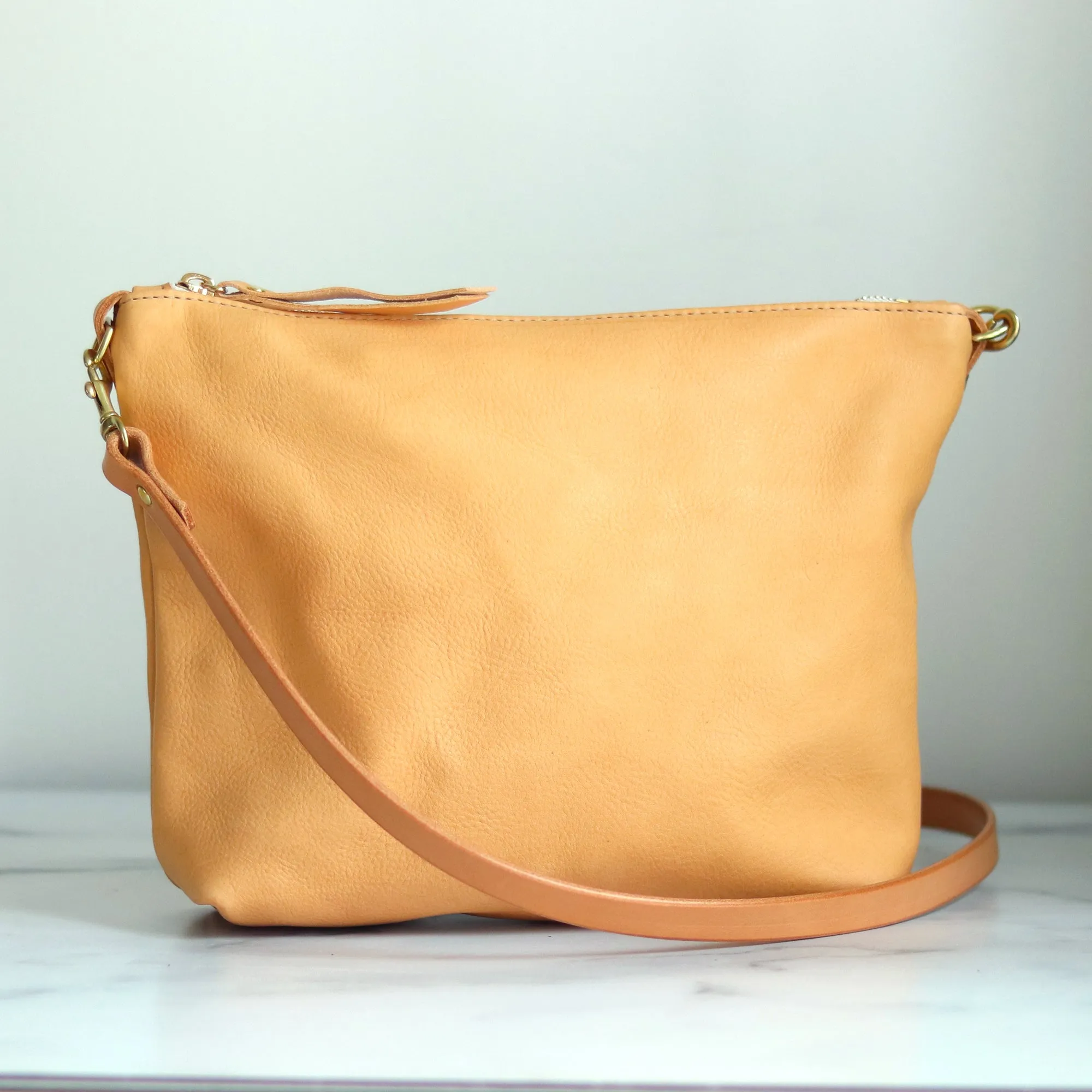 Summer Seconds Sale - Crossbody Bag with Monogram - Beige No. 5