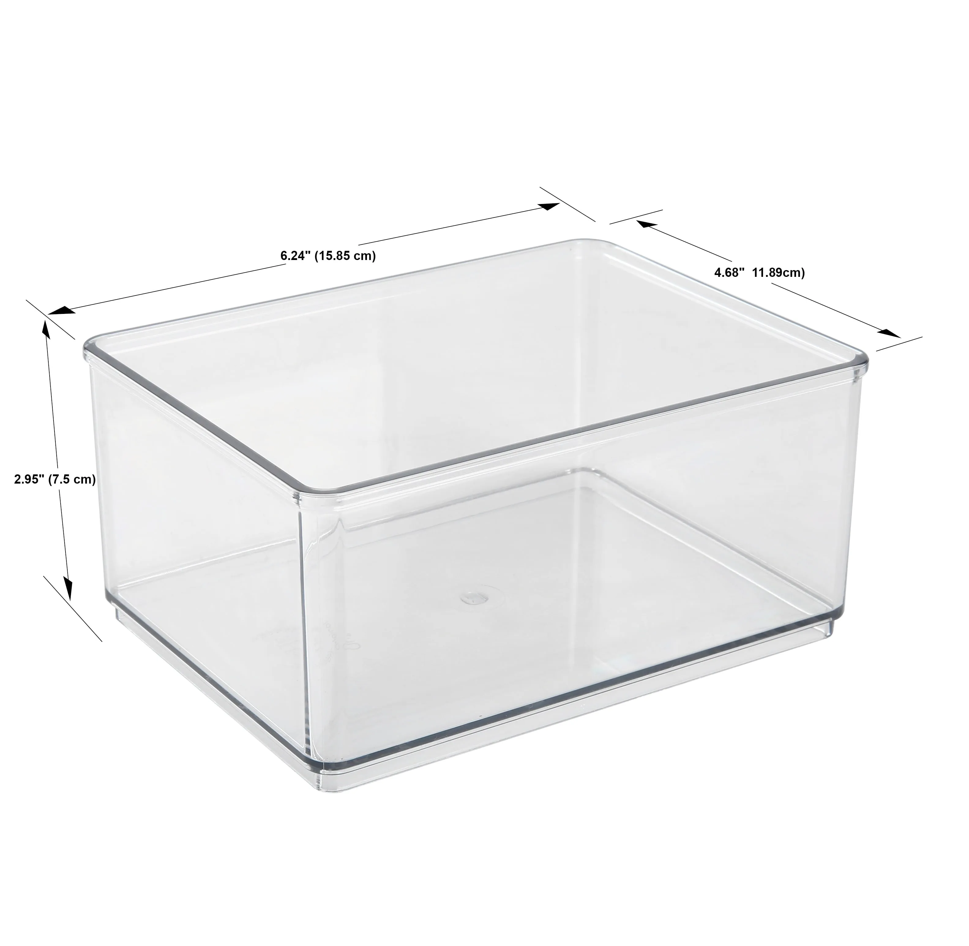 The Home Edit Office Drawer Edit Organizer, 6 Pieces, Clear
