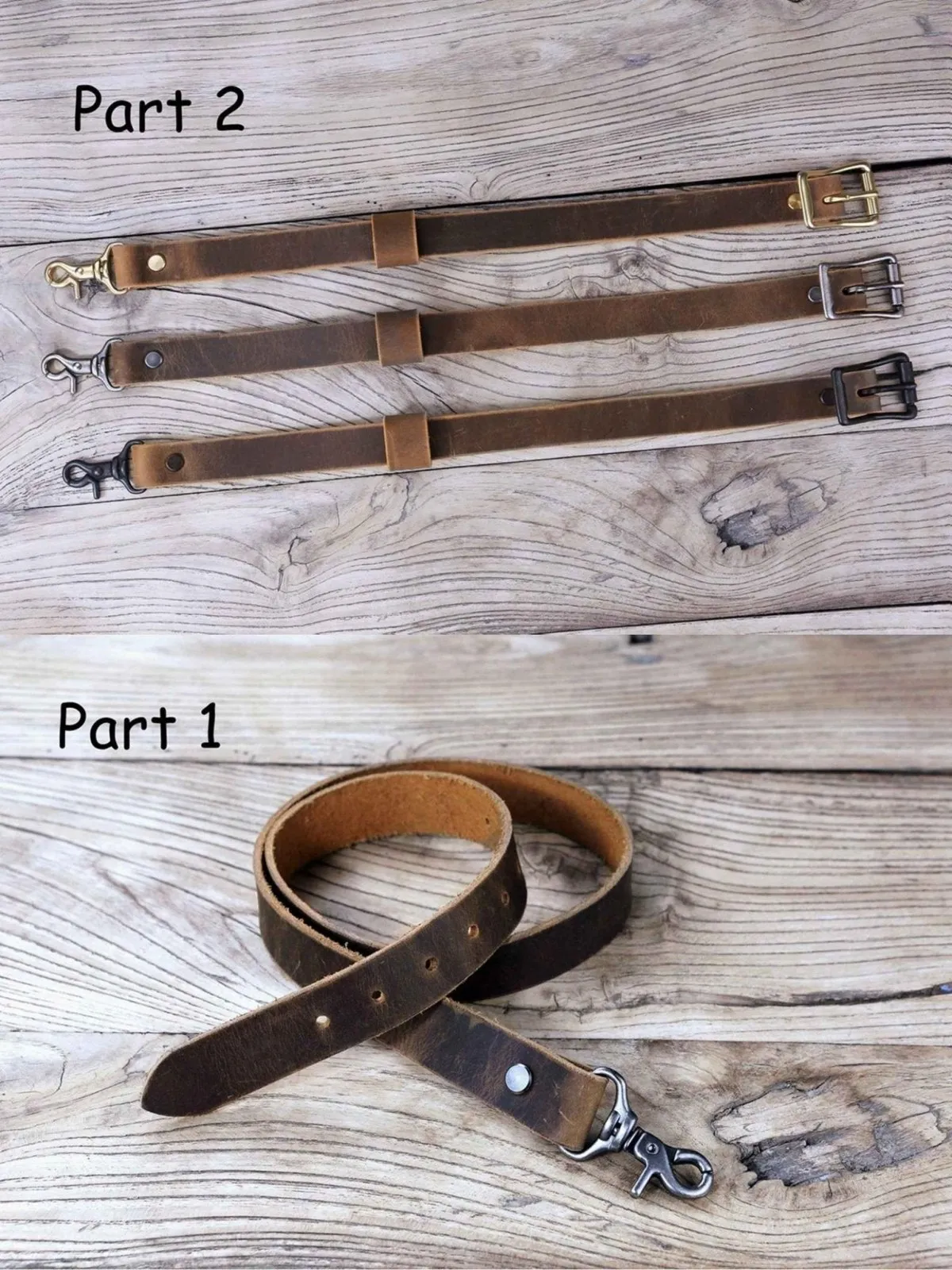 Thick leather crossbody strap replacement