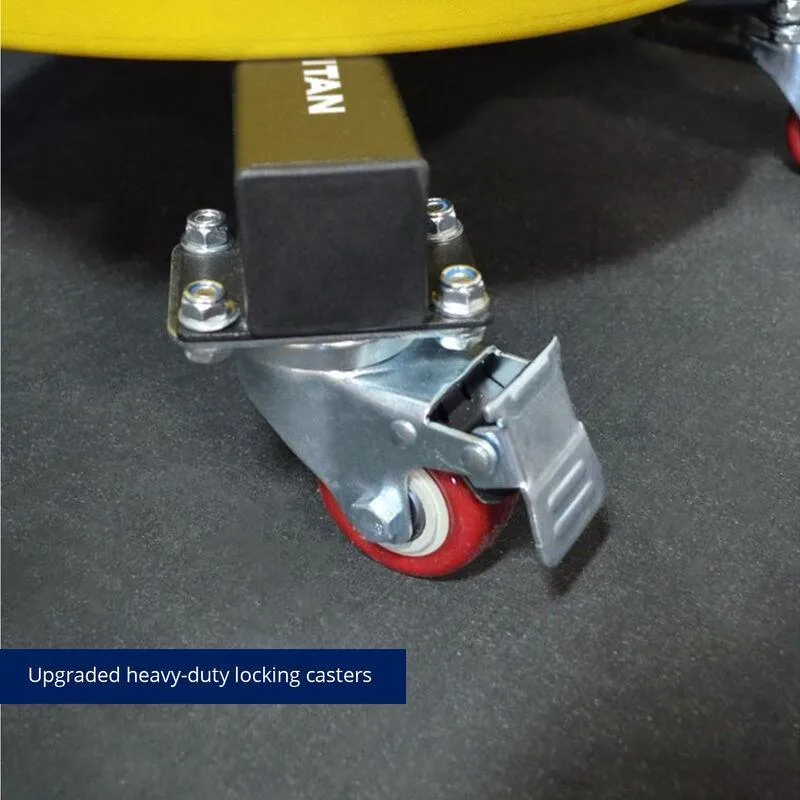 Titan Vertical Weight Plate Storage with Wheels