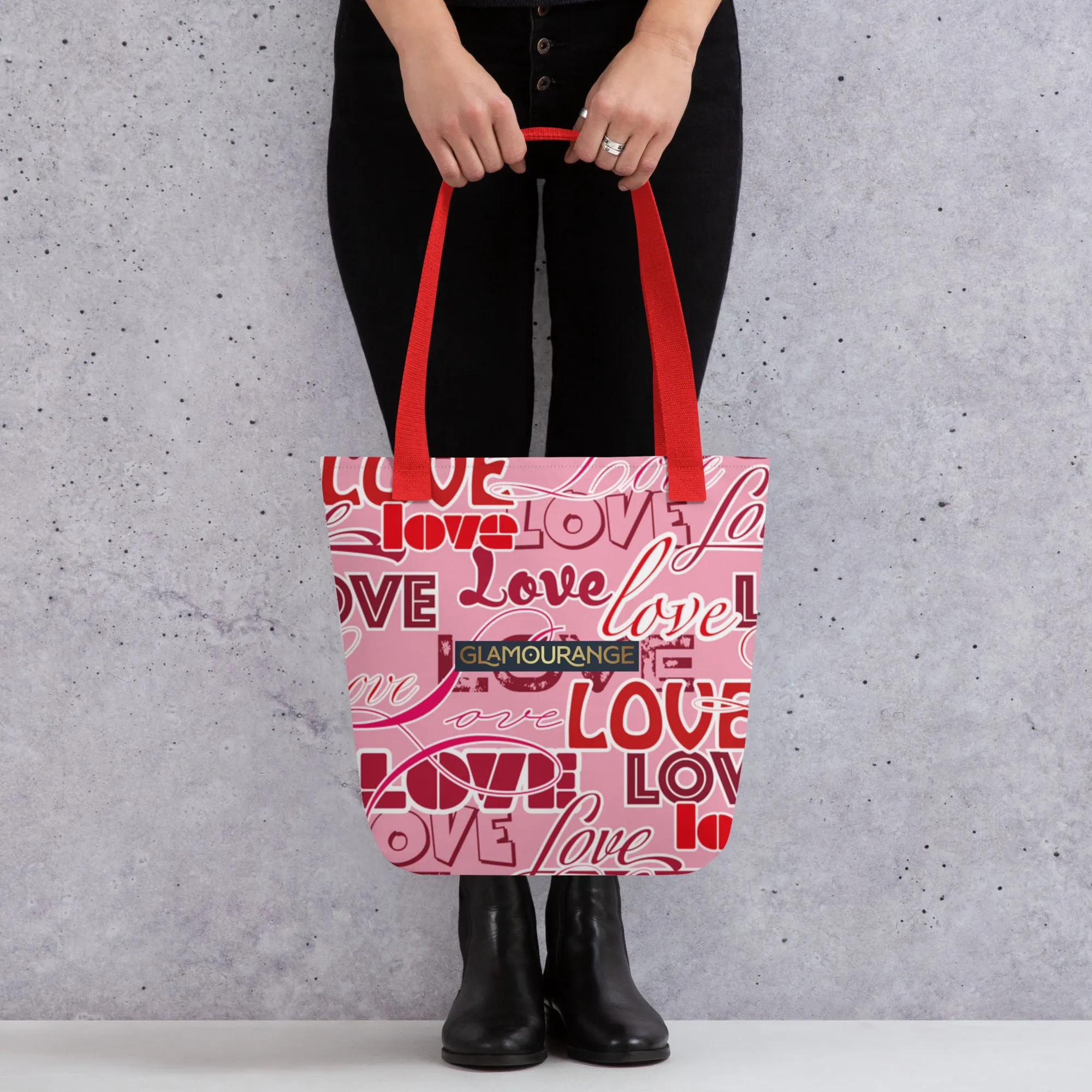 Tote Bag Women Designer (Love Pattern 002)