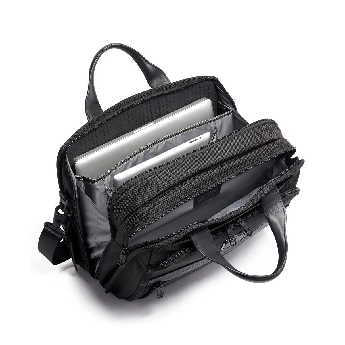 Tumi Alpha Organiser Briefcase - Black