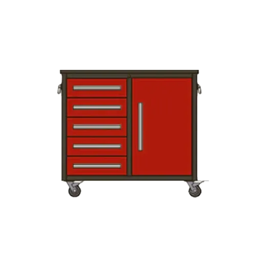 Ultimate Garage Workbench With Combo Drawer And Cupboard Storage