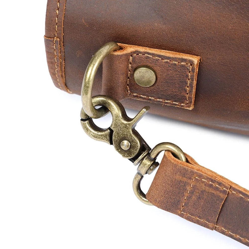 Vintage Leather Tote Bag
