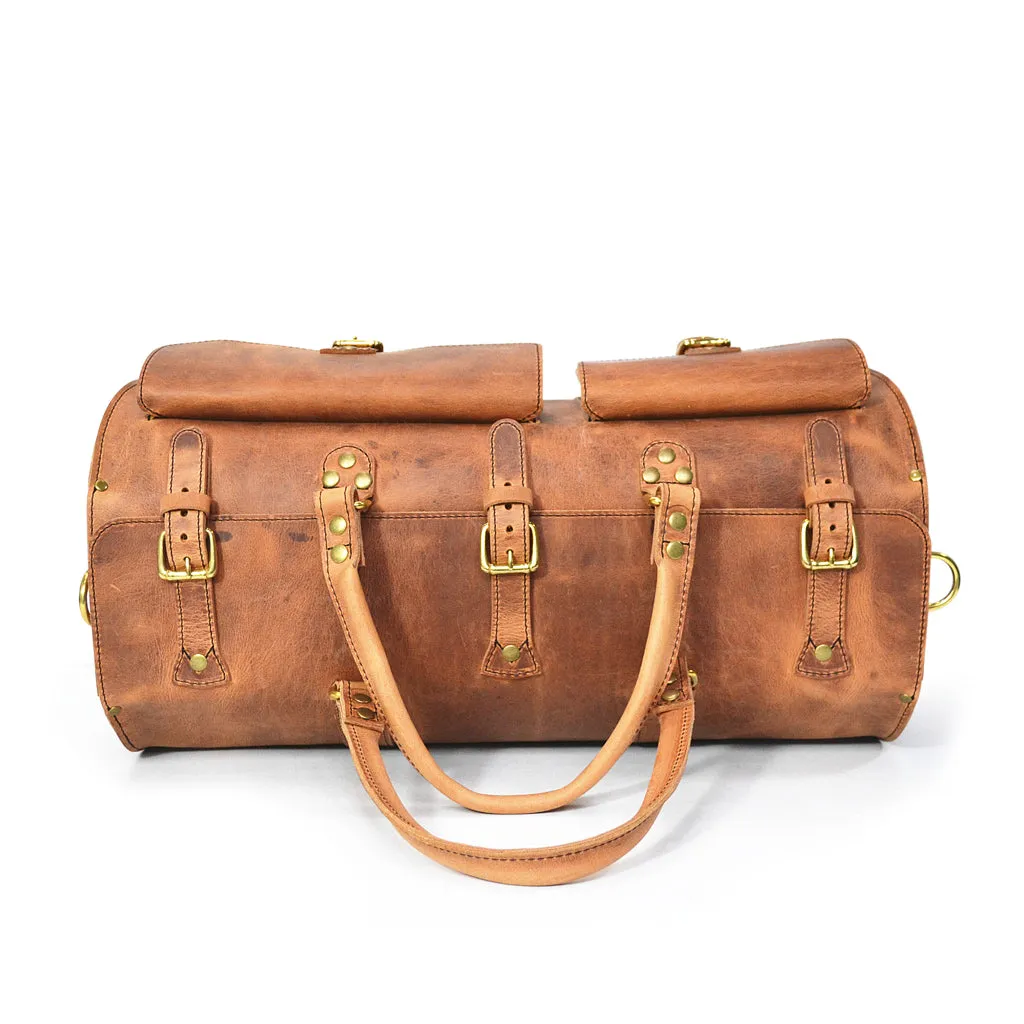 Weekender Duffle Bag - Vintage Leather