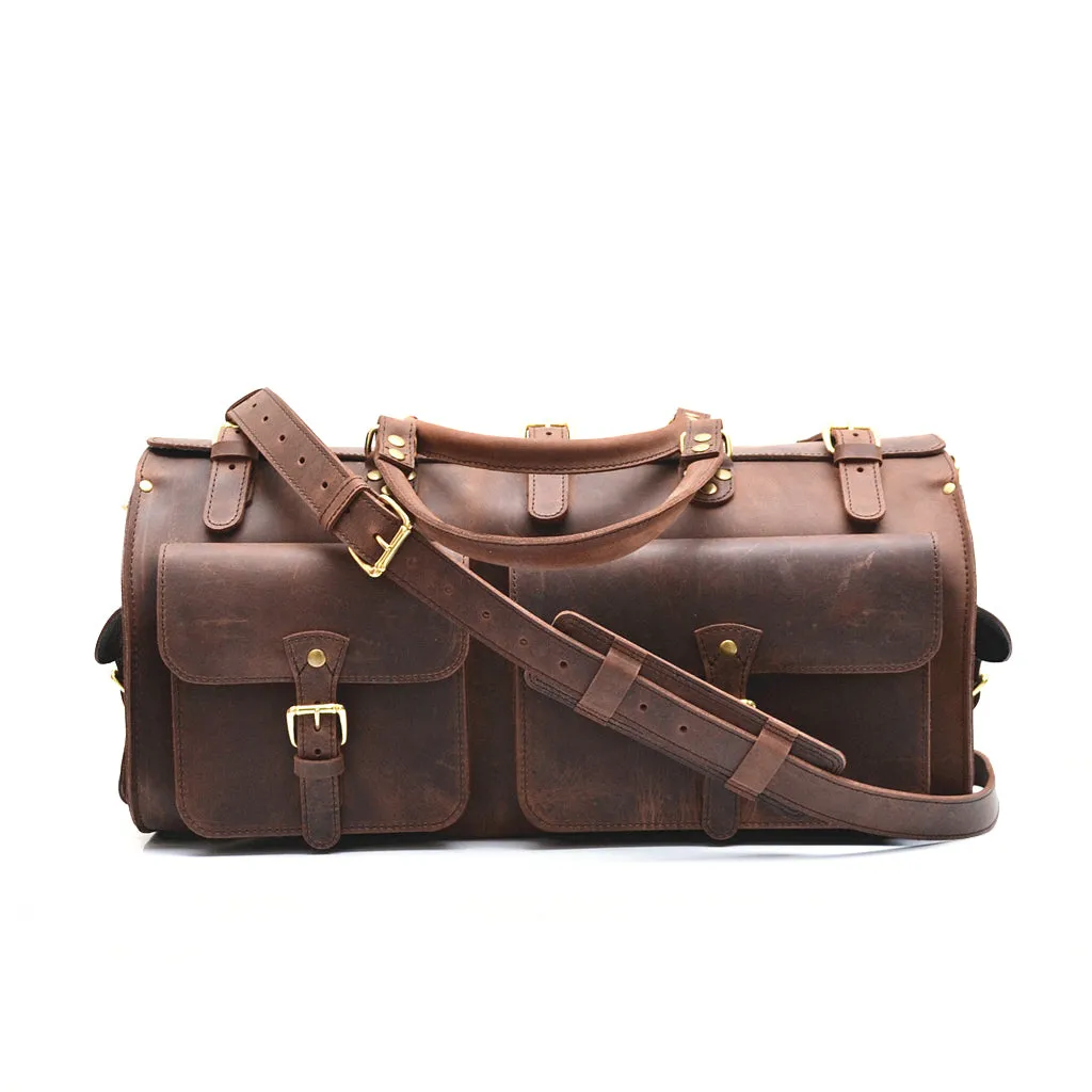 Weekender Duffle Bag - Vintage Leather
