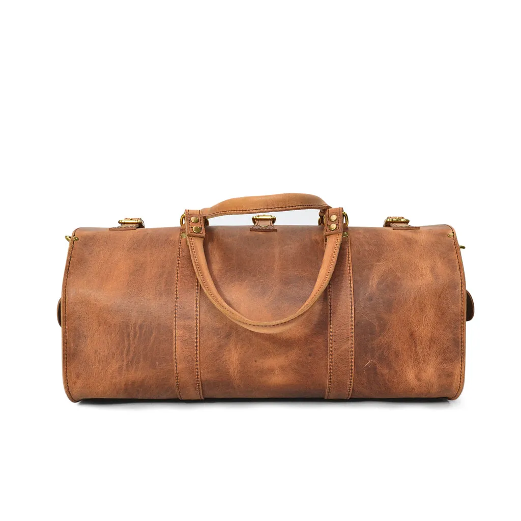 Weekender Duffle Bag - Vintage Leather