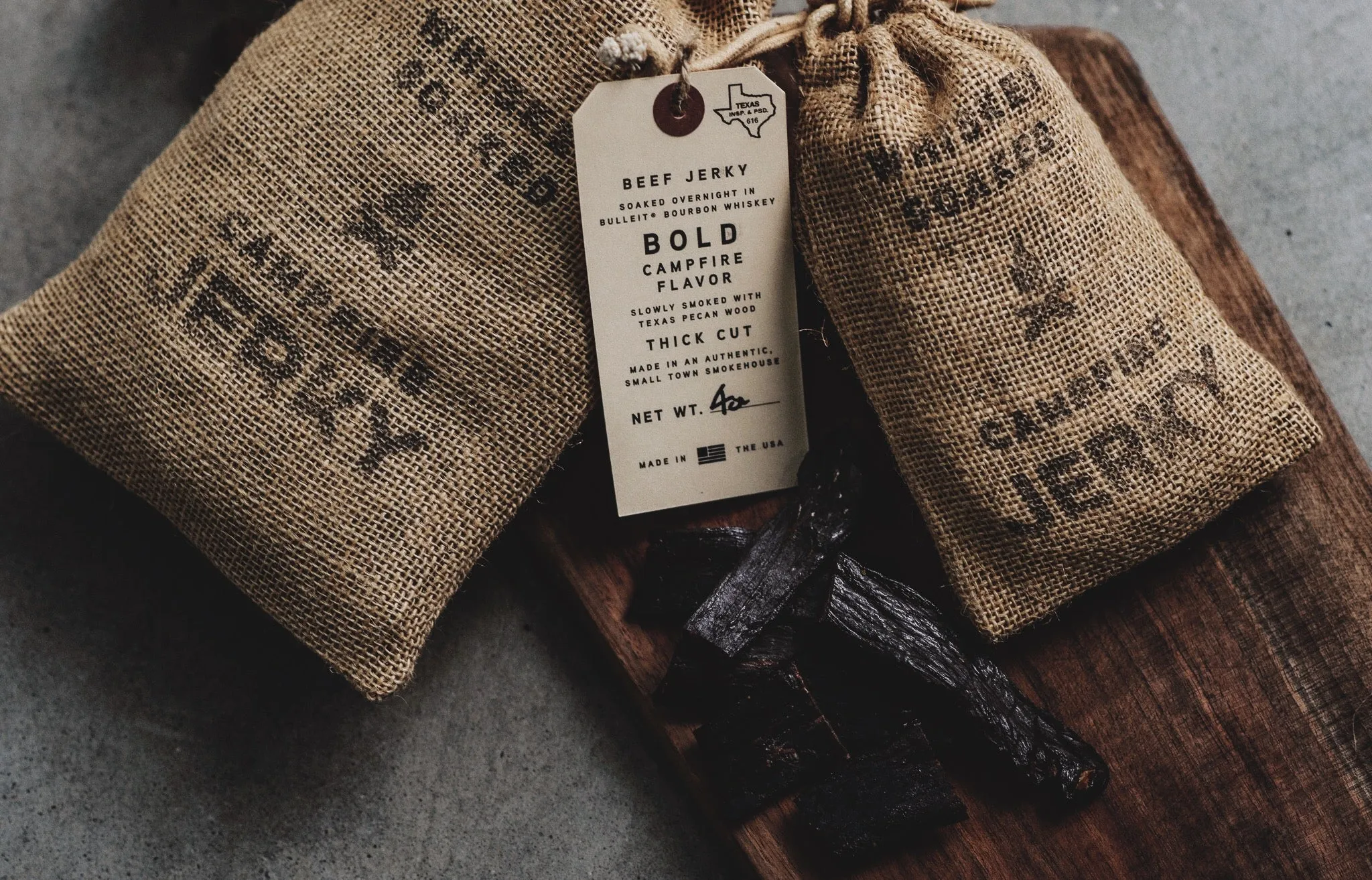 Whiskey Soaked Campfire Jerky | Manready Mercantile