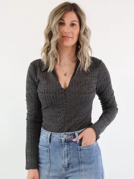 Zena Zippered Bodysuit